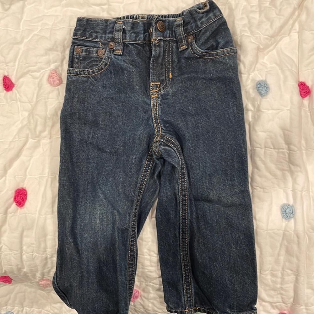 Toddler polo jeans